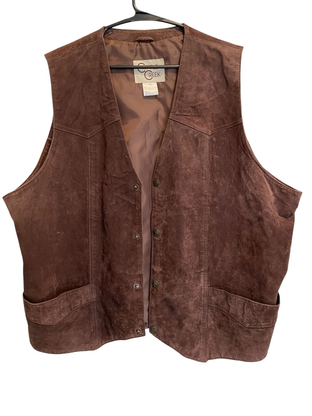 Cripple creek 2XL leather vest